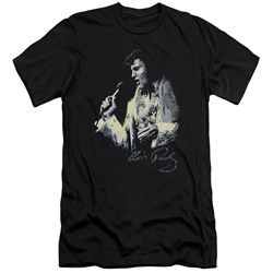 Elvis Presley - Mens Painted King Premium Slim Fit T-Shirt