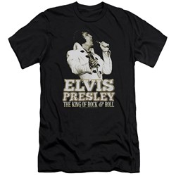 Elvis Presley - Mens Golden Premium Slim Fit T-Shirt