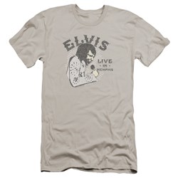 Elvis Presley - Mens Live In Memphis Premium Slim Fit T-Shirt