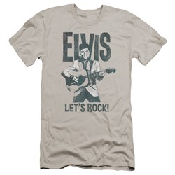 Elvis Presley - Mens Lets Rock Premium Slim Fit T-Shirt