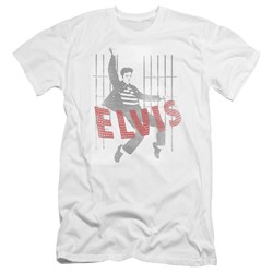 Elvis Presley - Mens Iconic Pose Premium Slim Fit T-Shirt