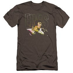 Elvis Presley - Mens Multicolored Premium Slim Fit T-Shirt