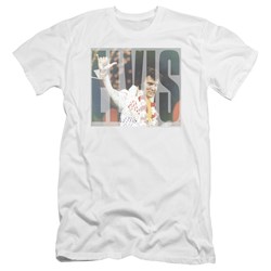 Elvis Presley - Mens Aloha Knockout Premium Slim Fit T-Shirt