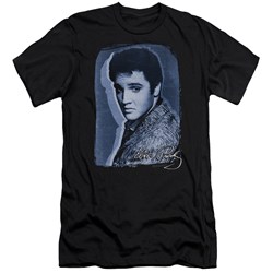 Elvis Presley - Mens Overlay Premium Slim Fit T-Shirt