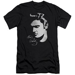 Elvis Presley - Mens Simple Face Premium Slim Fit T-Shirt