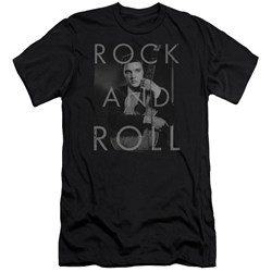 Elvis Presley - Mens Rock And Roll Premium Slim Fit T-Shirt