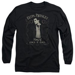 Elvis Presley - Mens Rock Legend Long Sleeve T-Shirt