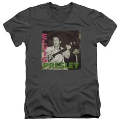 Elvis Presley - Mens First Lp V-Neck T-Shirt