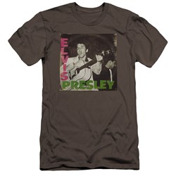 Elvis Presley - Mens First Lp Premium Slim Fit T-Shirt