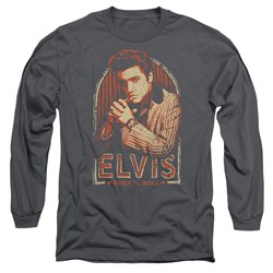 Elvis Presley - Mens Stripes Long Sleeve T-Shirt