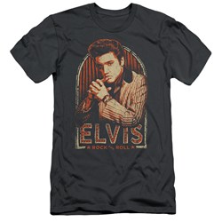 Elvis Presley - Mens Stripes Slim Fit T-Shirt