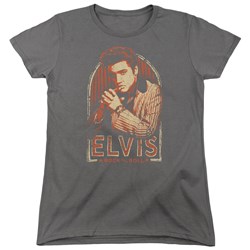 Elvis Presley - Womens Stripes T-Shirt