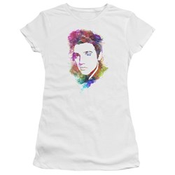 Elvis Presley - Juniors Watercolor King T-Shirt
