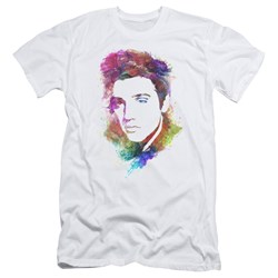 Elvis Presley - Mens Watercolor King Slim Fit T-Shirt