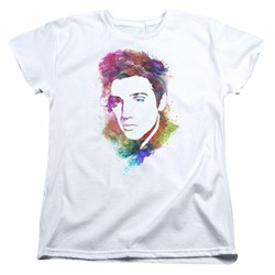Elvis Presley - Womens Watercolor King T-Shirt