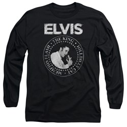 Elvis Presley - Mens Rock King Long Sleeve T-Shirt
