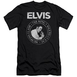 Elvis Presley - Mens Rock King Premium Slim Fit T-Shirt