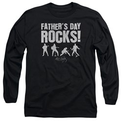 Elvis Presley - Mens Fathers Day Rocks Long Sleeve T-Shirt