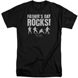 Elvis Presley - Mens Fathers Day Rocks Tall T-Shirt
