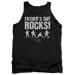 Elvis Presley - Mens Fathers Day Rocks Tank Top