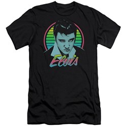 Elvis Presley - Mens Neon King Premium Slim Fit T-Shirt
