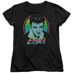 Elvis Presley - Womens Neon King T-Shirt