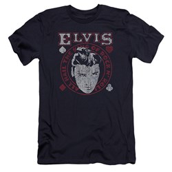 Elvis Presley - Mens Hail The King Premium Slim Fit T-Shirt