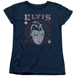 Elvis Presley - Womens Hail The King T-Shirt