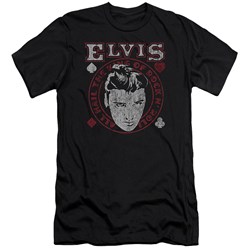 Elvis Presley - Mens Hail The King Premium Slim Fit T-Shirt