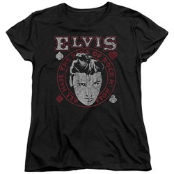 Elvis Presley - Womens Hail The King T-Shirt