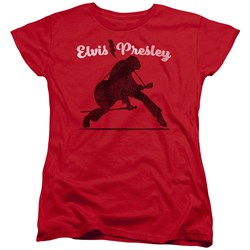 Elvis Presley - Womens Overprint T-Shirt