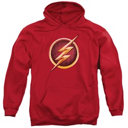 The Flash - Mens Chest Logo Pullover Hoodie