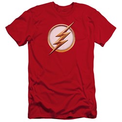 Flash - Mens Season 4 Logo Premium Slim Fit T-Shirt