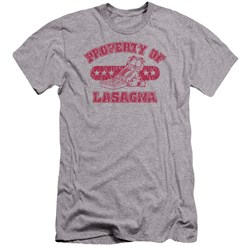 Garfield - Mens Property Of Lasagna Premium Slim Fit T-Shirt