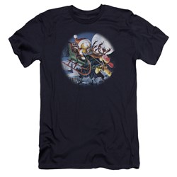 Garfield - Mens Moonlight Ride Premium Slim Fit T-Shirt