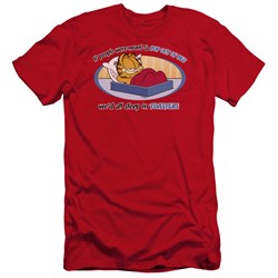 Garfield - Mens Pop Out Of Bed Premium Slim Fit T-Shirt