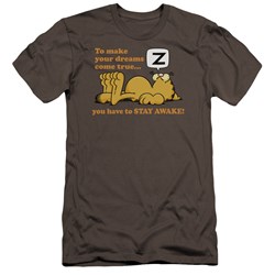 Garfield - Mens Stay Awake Premium Slim Fit T-Shirt