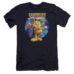 Garfield - Mens Dvd Art Premium Slim Fit T-Shirt