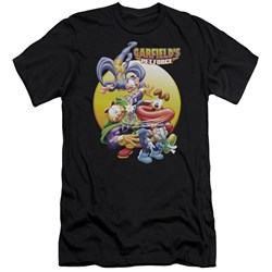 Garfield - Mens Tongue Of Doom Premium Slim Fit T-Shirt