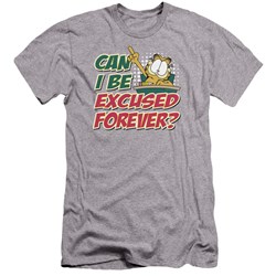 Garfield - Mens Excused Forever Premium Slim Fit T-Shirt
