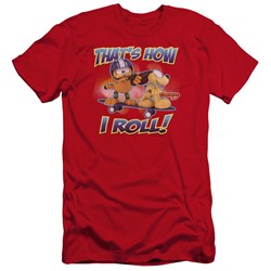 Garfield - Mens How I Roll Premium Slim Fit T-Shirt