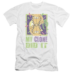Garfield - Mens My Clone Did It Premium Slim Fit T-Shirt