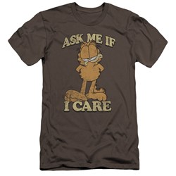Garfield - Mens Ask Me Premium Slim Fit T-Shirt