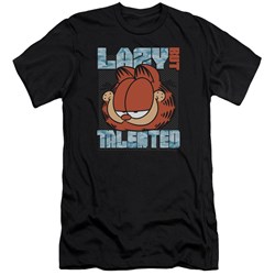 Garfield - Mens Lazy But Talented Premium Slim Fit T-Shirt