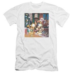 Garfield - Mens Odie Tree Premium Slim Fit T-Shirt