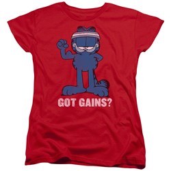Garfield - Womens Got Gains T-Shirt