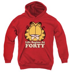 Garfield - Youth Life Begins At Forty Pullover Hoodie