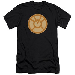 Green Lantern - Mens Orange Symbol Premium Slim Fit T-Shirt