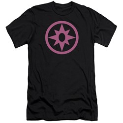 Green Lantern - Mens Pink Emblem Premium Slim Fit T-Shirt