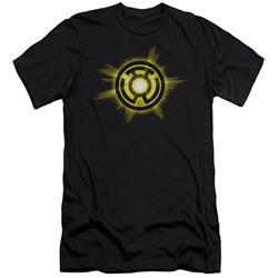 Green Lantern - Mens Yellow Glow Premium Slim Fit T-Shirt